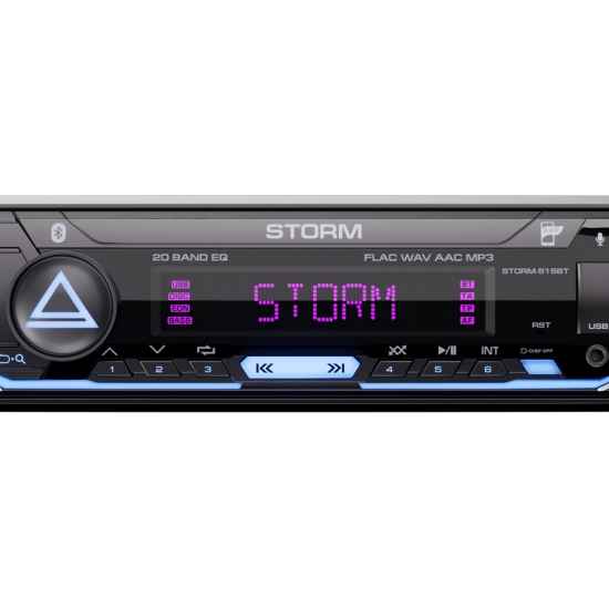 Автомагнитола 1DIN Aura STORM-515BT